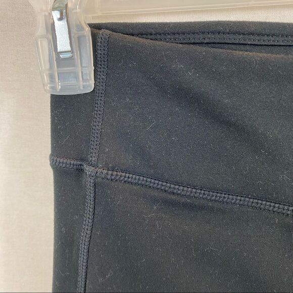 Fabletics Size Small Black Crisscross Mesh Cut Out Side Panels - Picture 3 of 13